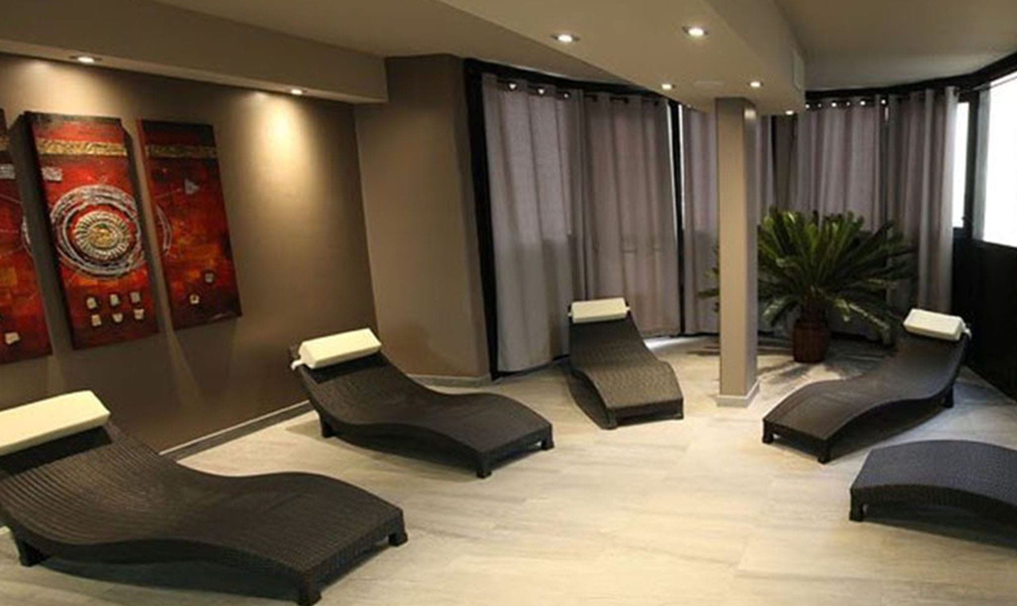 La zona de relax del spa del Hôtel Palladia