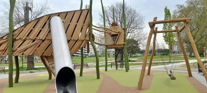 Playground at the Jardin du Barry