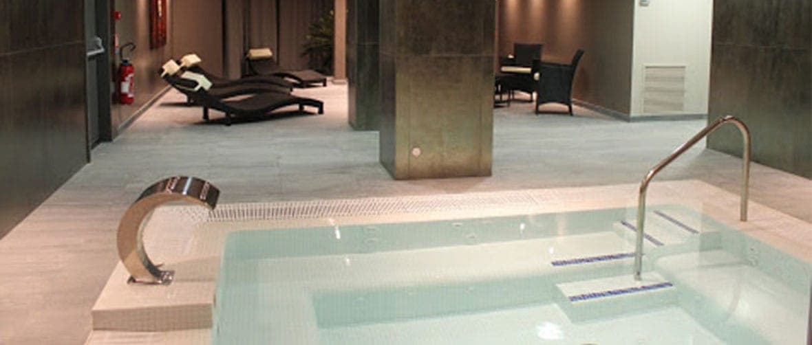 The spa relaxation area