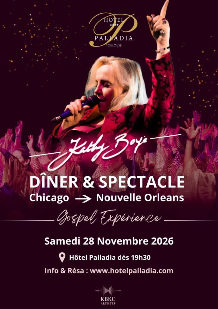 Affiche du dîner-spectacle Gospel Experience avec Kathy Boyé