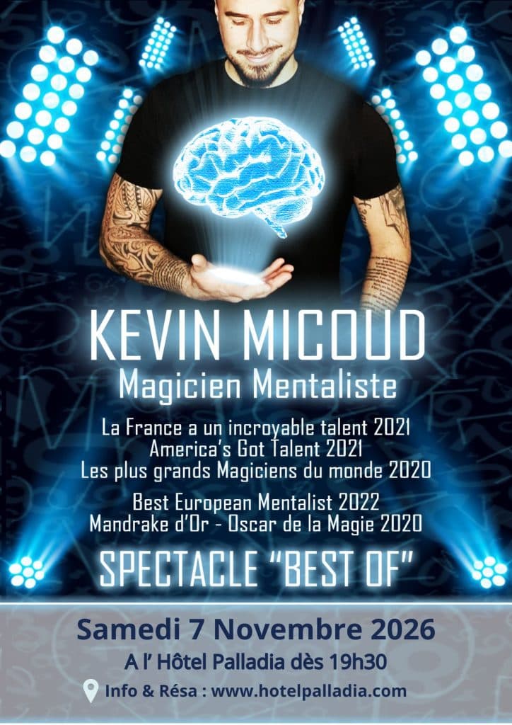 Affiche du spectacle Kevin Micoud, magicien mentaliste
