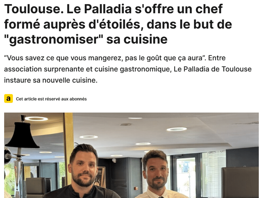 Revue de Presse sur Actu Toulouse