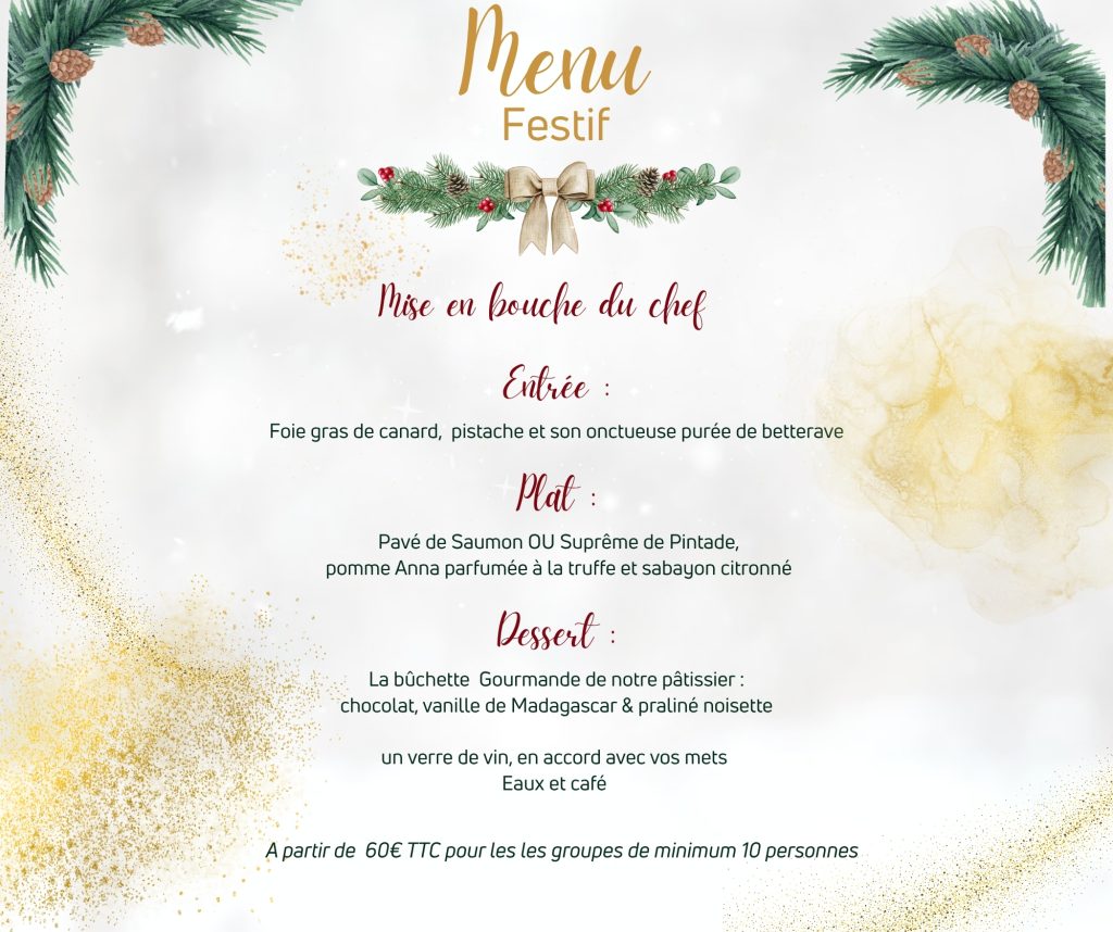 Menu de fête